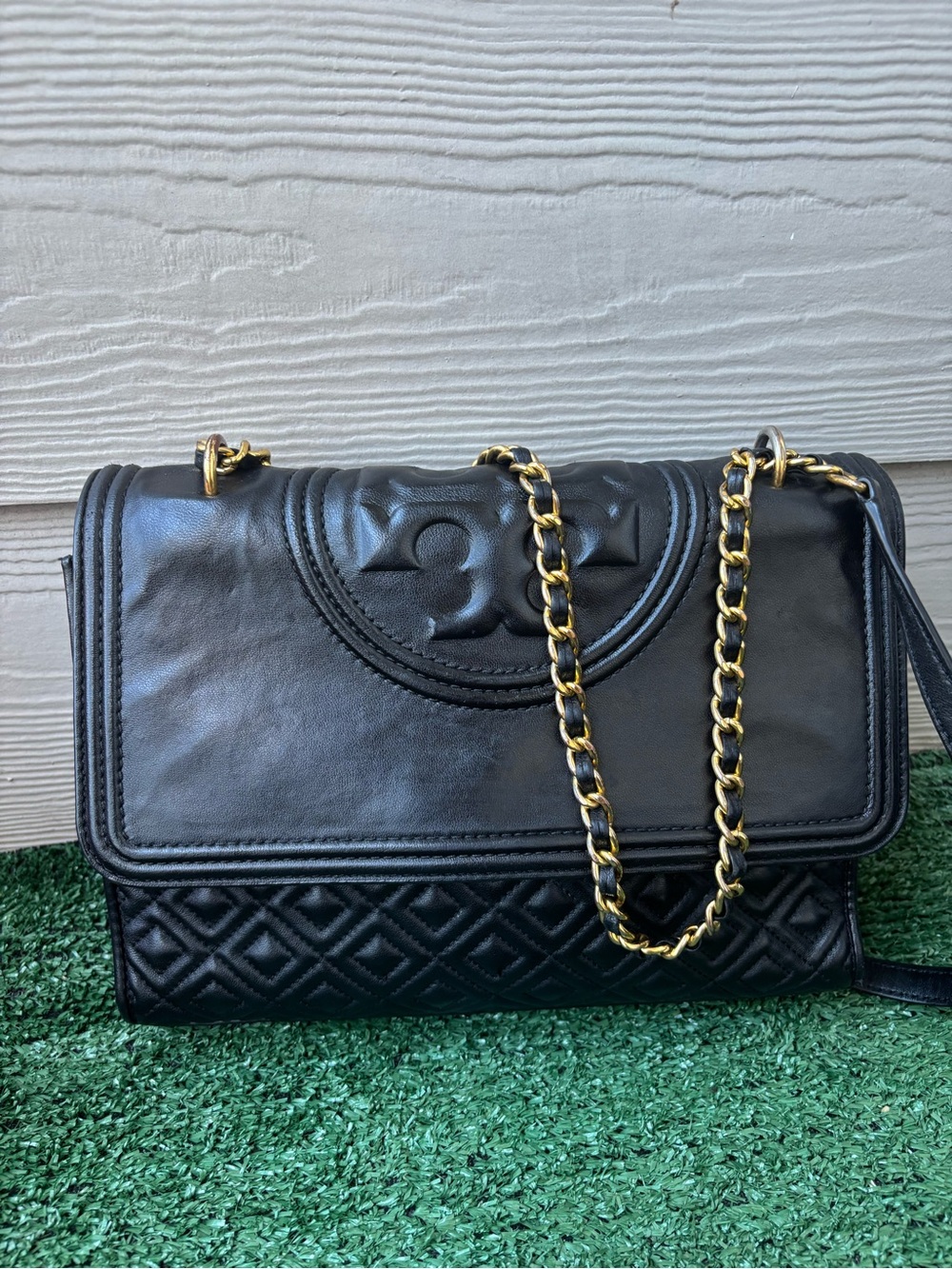 Tory Burch Fleming black bag